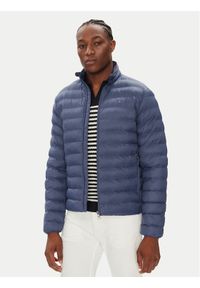 TOMMY HILFIGER - Tommy Hilfiger Kurtka przejściowa MW0MW37634 Niebieski Regular Fit. Kolor: niebieski. Materiał: syntetyk