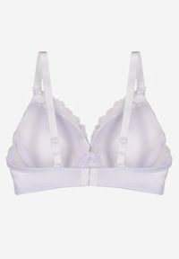 Renee - Biały Koronkowy Biustonosz w Klasycznym Stylu Coralee. Kolor: biały. Materiał: koronka. Wzór: aplikacja, gładki #4