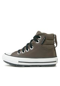 Converse Trampki Chuck Taylor All Star Berkshire Boot A04812C Beżowy. Kolor: beżowy. Materiał: skóra #4