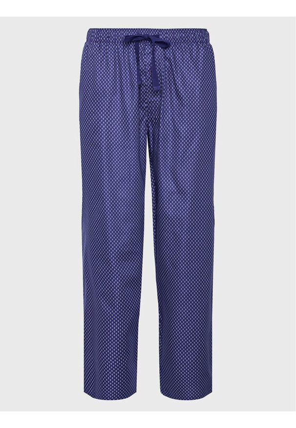 Cyberjammies Spodnie piżamowe Riley Geo 6765 Granatowy Regular Fit. Kolor: niebieski