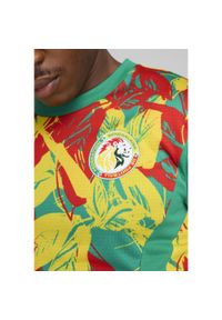 Puma - Męska koszulka przedmeczowa Senegal 2025 PUMA Sport Green Faster Yellow Red. Kolor: żółty, czerwony, wielokolorowy, zielony