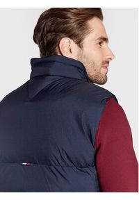 TOMMY HILFIGER - Tommy Hilfiger Kamizelka High Loft MW0MW27680 Granatowy Regular Fit. Kolor: niebieski. Materiał: syntetyk #5