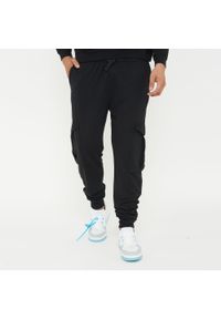 LEGEA - Spodnie sportowe F CARGO czarne. Kolor: czarny. Materiał: poliester, bawełna. Sport: fitness #1
