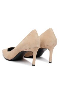 BOSS Szpilki Gracey 50557675 Écru. Kolor: kremowy. Materiał: skóra. Obcas: na szpilce #6