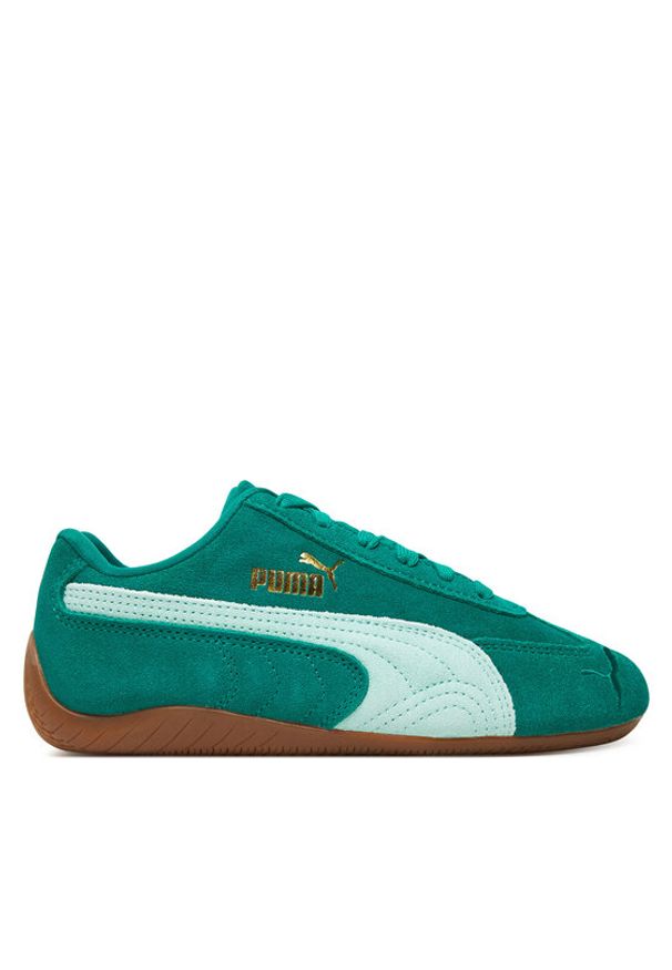 Puma Sneakersy Speedcat Og Jr 401698 12 Zielony. Kolor: zielony. Materiał: skóra, zamsz