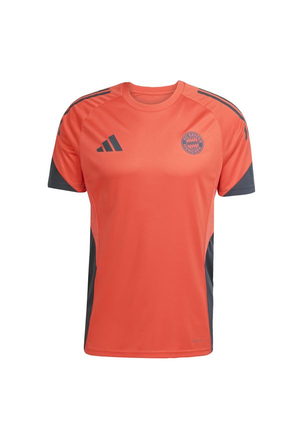 Adidas - Koszulka treningowa Bayern Monachium 2025/26. Kolor: pomarańczowy. Sport: piłka nożna