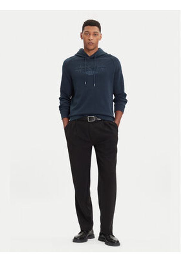 Marc O'Polo Bluza 528 4010 54078 Granatowy Regular Fit. Typ kołnierza: polo. Kolor: niebieski. Materiał: bawełna