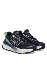 EA7 Emporio Armani Sneakersy X8X177 XK381 U479 Granatowy. Kolor: niebieski. Materiał: materiał