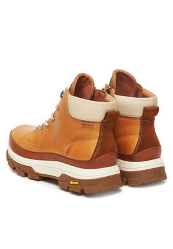Pikolinos Trapery U0G-8041C1 Żółty. Kolor: żółty. Materiał: skóra