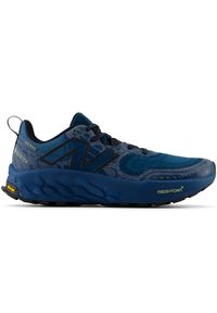 Buty damskie New Balance Fresh Foam X Hierro v8 WTHIGB8 – niebieskie. Kolor: niebieski. Materiał: materiał, syntetyk, guma. Szerokość cholewki: normalna. Technologia: Gore-Tex. Sport: fitness, bieganie