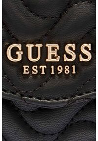 Guess - GUESS Czarna damska torebka Melisandra. Kolor: czarny. Materiał: skórzane #6