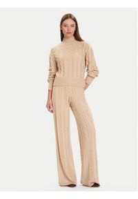 Guess Golf W5BR30 Z1192 Beżowy Regular Fit. Typ kołnierza: golf. Kolor: beżowy. Materiał: syntetyk #4