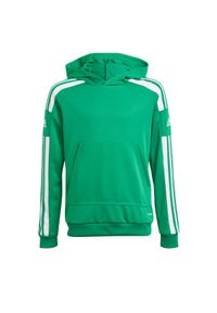 Adidas - Bluza dla dzieci adidas Squadra 21 Hoody Youth zielona GP6432. Kolor: wielokolorowy, biały, zielony. Sport: fitness, piłka nożna