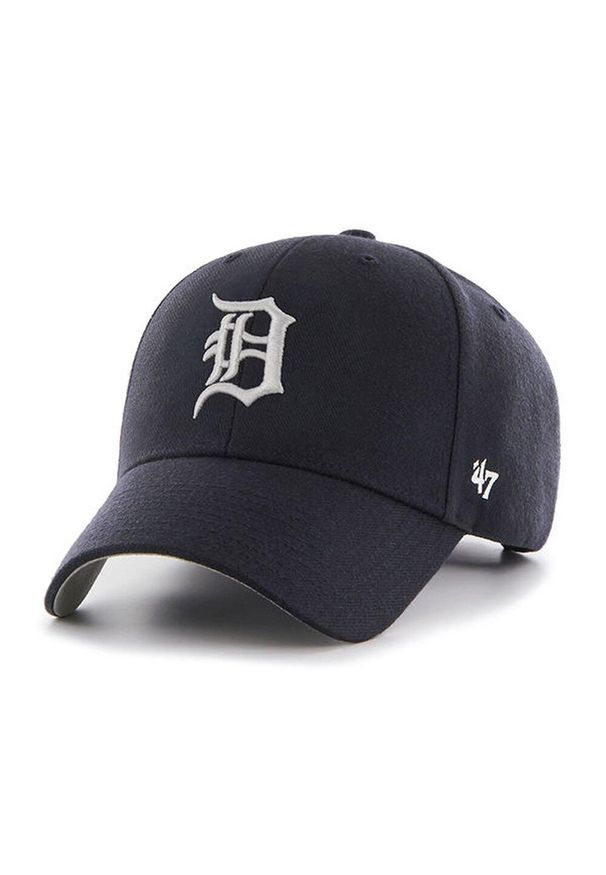 47 Brand - Brand `47 czapka z daszkiem Detroit Tigers Navy B-MVP09WBV-NYJ granatowy OSFM. Kolor: niebieski