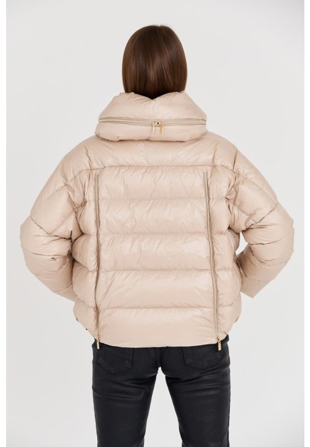 DIEGO M Beżowa damska kurtka, Rozmiar 42 EU - 46 IT. Kolor: beżowy