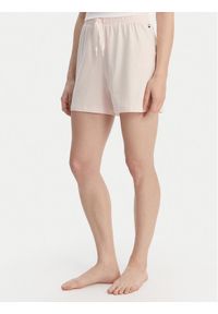 BOSS Szorty piżamowe 50515606 Różowy Regular Fit. Kolor: różowy. Materiał: bawełna #1