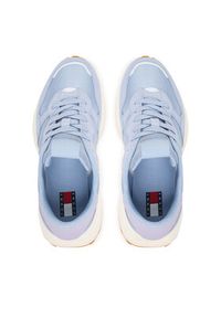 Tommy Jeans Sneakersy Tjw Cleated Runner EN0EN02788 Niebieski. Kolor: niebieski. Materiał: zamsz, skóra #6