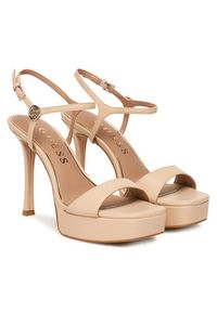 Guess Sandały FLPHEN LEA03 Beżowy. Kolor: beżowy. Materiał: skóra #3