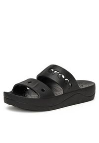 Crocs Klapki BAYA PLATFORM SANDAL 208188-001 Czarny. Kolor: czarny. Obcas: na platformie