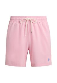 Polo Ralph Lauren Szorty kąpielowe 710957782511 Różowy Regular Fit. Kolor: różowy. Materiał: syntetyk #3
