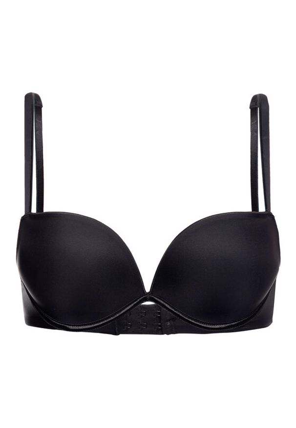 Wonderbra Biustonosz push-up WB008144 Czarny. Kolor: czarny. Materiał: syntetyk. Rodzaj stanika: push-up