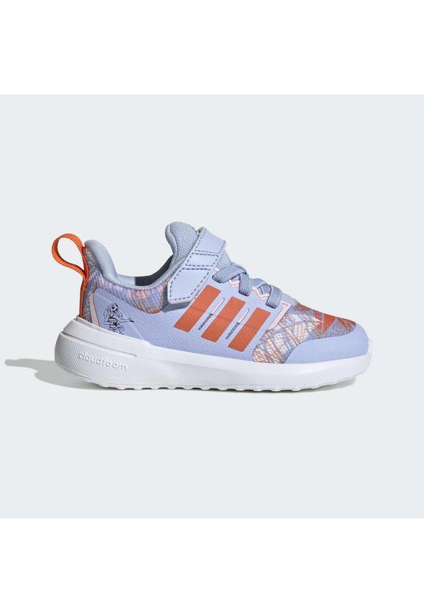 Adidas - adidas x Disney FortaRun 2.0 Moana Cloudfoam Sport Running Elastic Lace Top. Okazja: na co dzień. Kolor: pomarańczowy, różowy, niebieski, wielokolorowy. Materiał: materiał. Wzór: motyw z bajki. Model: Adidas Cloudfoam. Sport: bieganie
