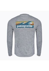 Longsleeve męski Patagonia Cap Cool Daily Graphic Shirt-Waters. Kolor: szary. Długość rękawa: długi rękaw