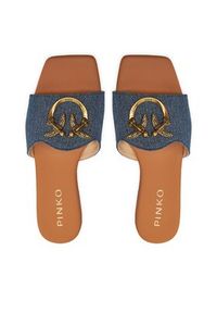 Pinko Klapki Marli 01 SD0063 T002 Granatowy. Kolor: niebieski. Materiał: materiał #5