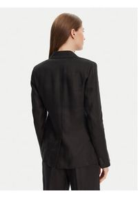 Weekend Max Mara Marynarka Nalut 2515041012 Czarny Regular Fit. Kolor: czarny. Materiał: len
