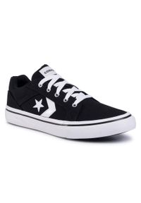 Tenisówki Converse El Distrito 2.0 Ox 167008C Black/White/Black. Kolor: czarny. Materiał: materiał