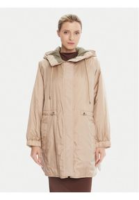 Weekend Max Mara Kurtka przejściowa Alcamo 2525496011 Beżowy Regular Fit. Kolor: beżowy. Materiał: syntetyk