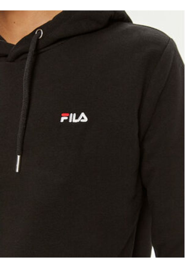 Fila Bluza FAW0703 Czarny Regular Fit. Kolor: czarny. Materiał: bawełna