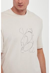 Armani Exchange - T-shirt męski z haftem ARMANI EXCHANGE. Wzór: haft #5