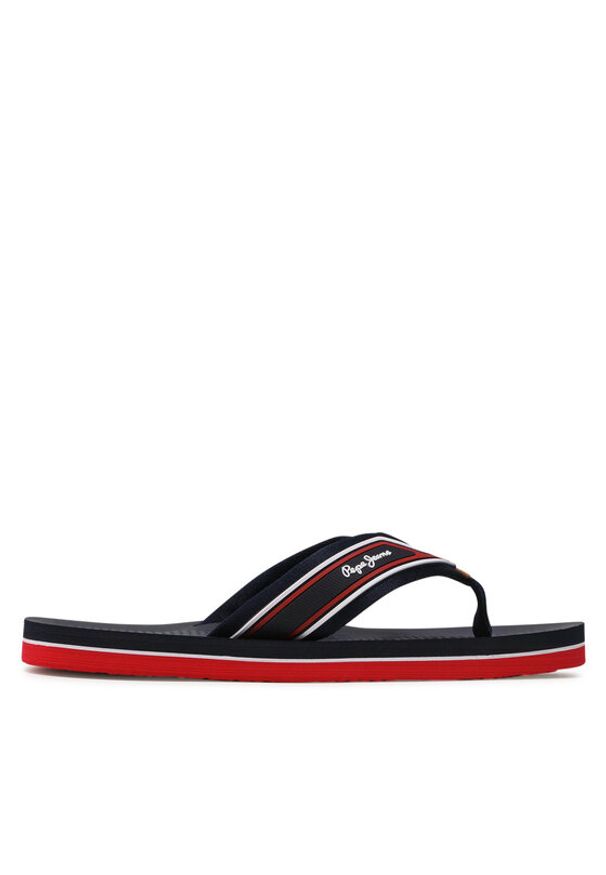 Pepe Jeans Japonki Soutch Beach 2.0 PMS70109 Granatowy. Kolor: niebieski. Materiał: materiał