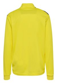 Dziecięca bluza dresowa z półzamkiem Hummel Authentic. Kolor: żółty. Materiał: dresówka. Sport: joga i pilates #2
