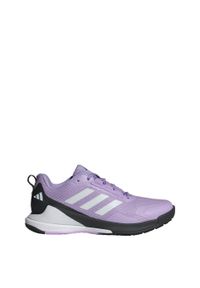 Adidas - Buty Novaflight 2 Indoor. Kolor: czarny, różowy, biały, wielokolorowy. Materiał: materiał. Sport: siatkówka