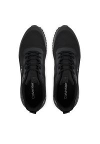 Calvin Klein Sneakersy Eva Runner Lace Up Mat Mix YM0YM01442 Czarny. Kolor: czarny. Materiał: materiał #4