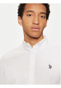 U.S. Polo Assn. Koszula MUP3249 Biały Slim Fit. Typ kołnierza: polo. Kolor: biały. Materiał: bawełna #4