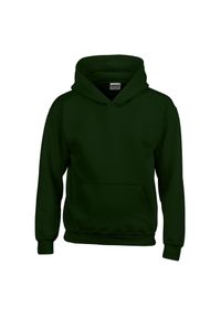 GILDAN - Bluza Dziecięca/dziecięca Heavy Blend Hoodie. Kolor: czerwony, zielony, wielokolorowy