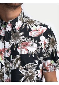 Petrol Industries Koszula M-1040-SIS418 Czarny Regular Fit. Kolor: czarny. Materiał: bawełna #2