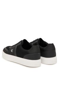 Calvin Klein Sneakersy Claccic Cups Laceup Knit HM0HM02130 Czarny. Kolor: czarny. Materiał: materiał #2
