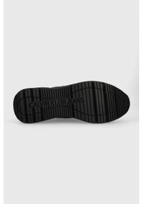 Calvin Klein Jeans sneakersy CHUNKY RUNNER LOW LACE REFL kolor czarny YM0YM00777. Zapięcie: sznurówki. Kolor: czarny. Materiał: materiał, włókno, guma #5