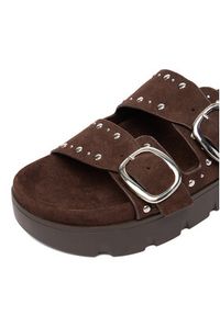 DeeZee Klapki CEO-HY35011-1 Brązowy. Kolor: brązowy. Materiał: materiał #4