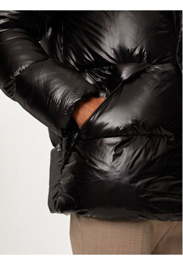 Hetrego - Hetregó Kurtka puchowa Justin 8N562 Czarny Regular Fit. Kolor: czarny. Materiał: syntetyk