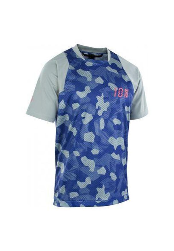 Koszulka rowerowa męska ION Scrub tidal green. Kolor: niebieski. Sport: kolarstwo