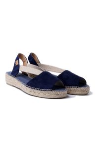 Toni Pons - TONI PONS ELLA navy, sandały/espadryle damskie. Kolor: niebieski. Obcas: na koturnie