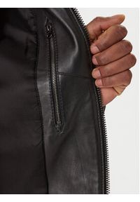 TOMMY HILFIGER - Tommy Hilfiger Kurtka skórzana Racer MW0MW41961 Czarny Regular Fit. Kolor: czarny. Materiał: skóra #6