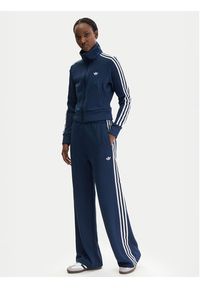 Adidas - adidas Spodnie dresowe adicolor Firebird JV7524 Granatowy Regular Fit. Kolor: niebieski. Materiał: syntetyk #5