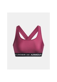 Biustonosz Under Armour Crossback Mid. Kolor: czerwony. Sport: fitness #1