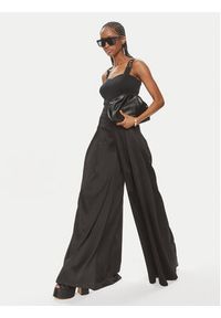 Babylon Spodnie materiałowe MF0605 Czarny Relaxed Fit. Kolor: czarny. Materiał: syntetyk